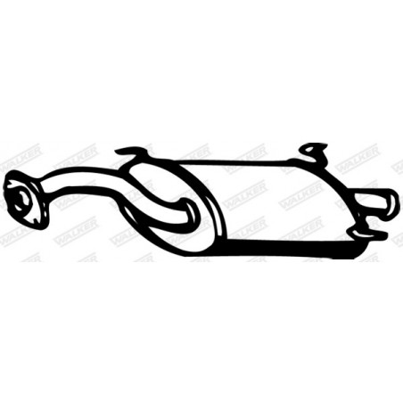 Silencieux arrière WALKER