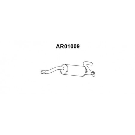 Silencieux arrière VENEPORTE