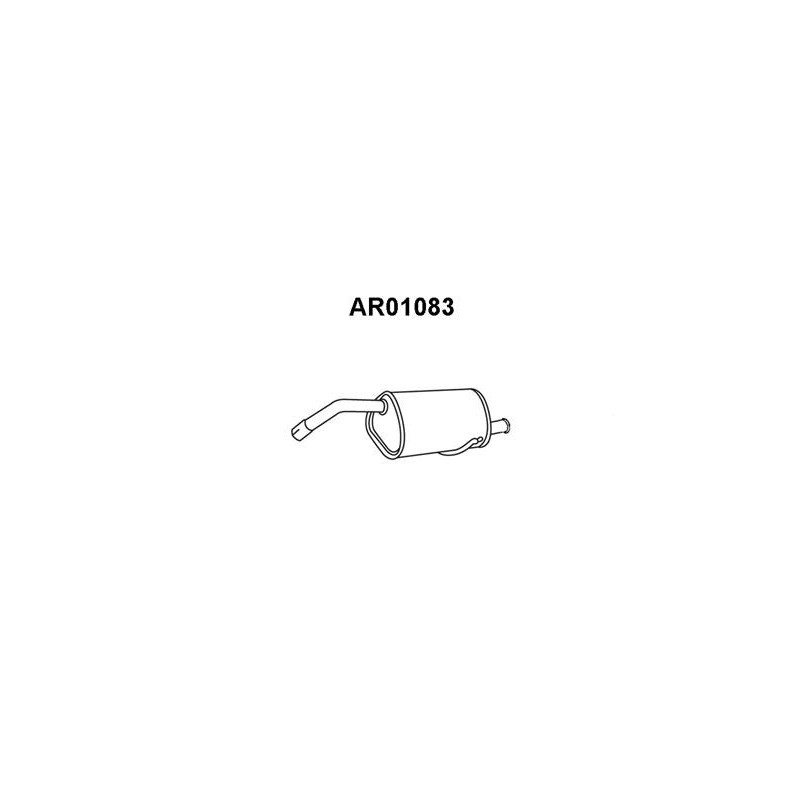 Silencieux arrière VENEPORTE