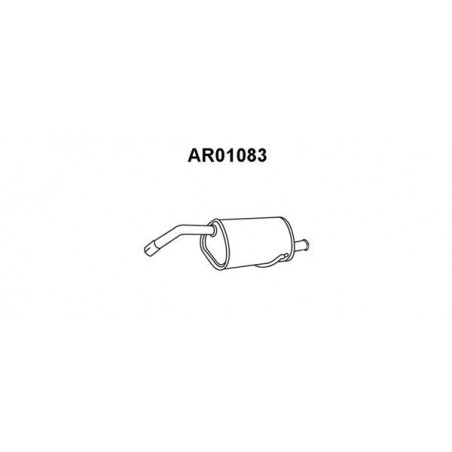 Silencieux arrière VENEPORTE