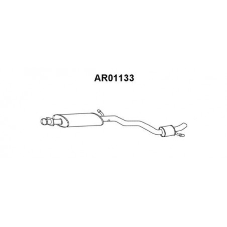 Silencieux avant VENEPORTE