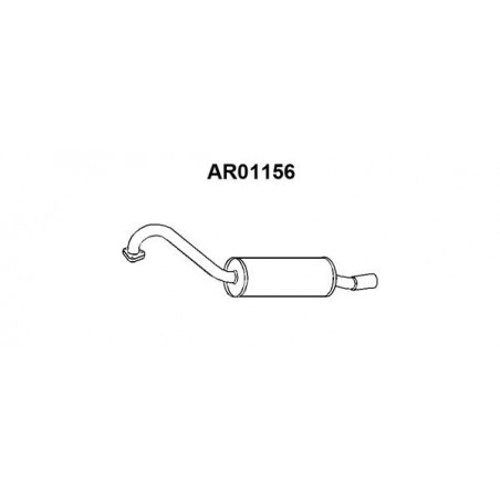Silencieux arrière VENEPORTE