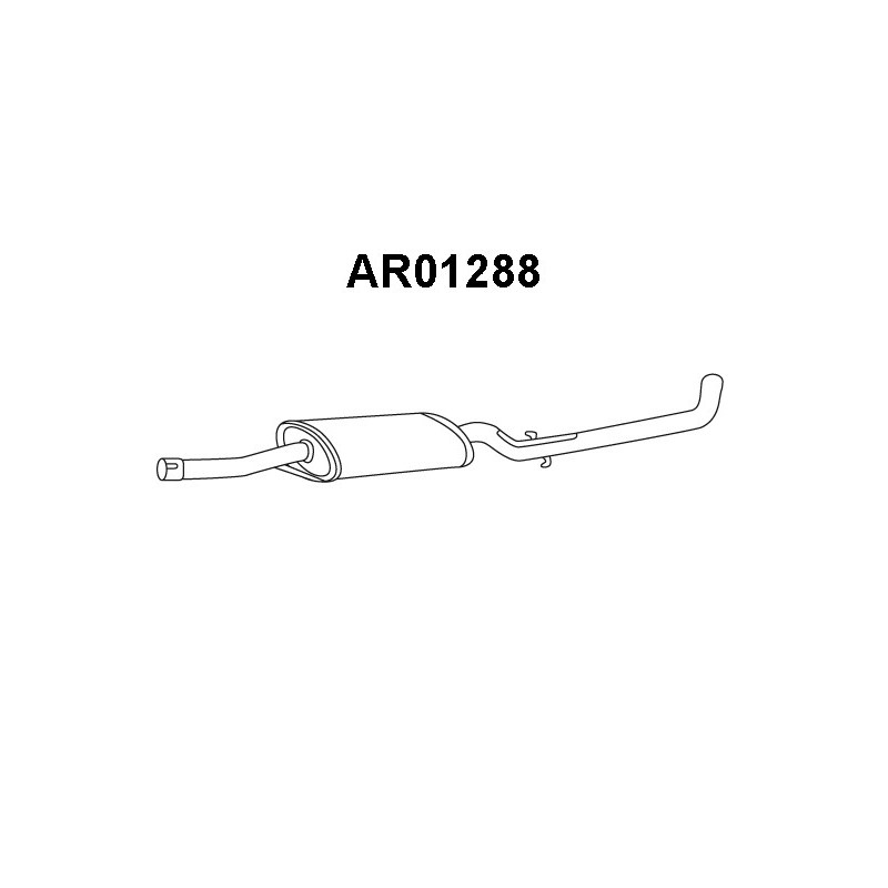 Silencieux intermédiaire VENEPORTE
