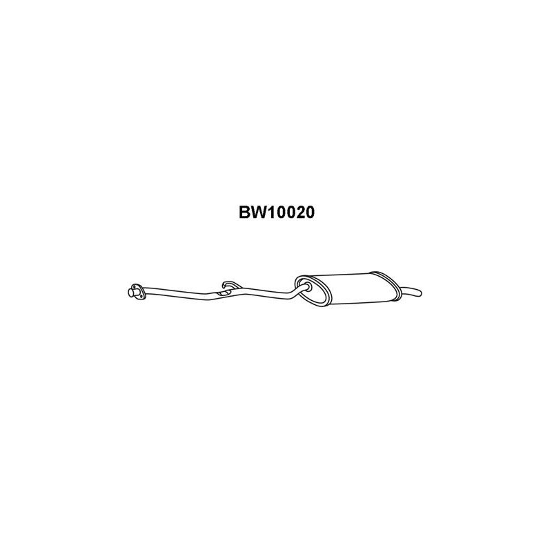 Silencieux arrière VENEPORTE