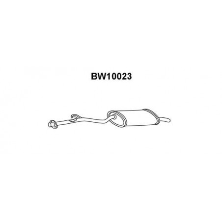 Silencieux arrière VENEPORTE