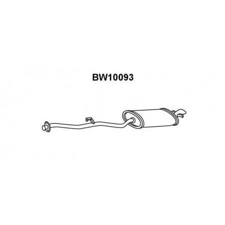 Silencieux arrière VENEPORTE