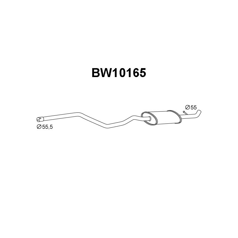 Silencieux avant VENEPORTE
