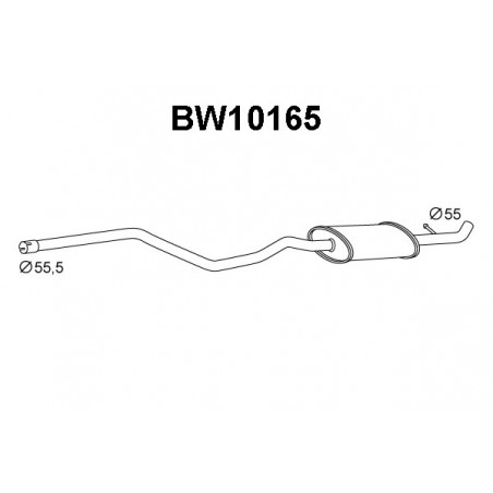 Silencieux avant VENEPORTE