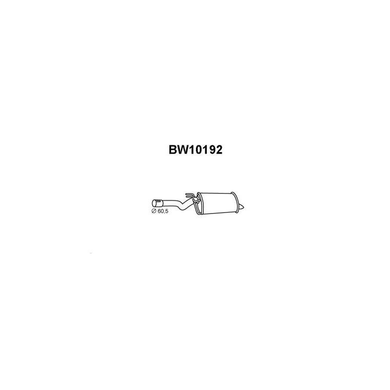 Silencieux arrière VENEPORTE