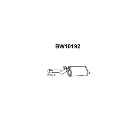 Silencieux arrière VENEPORTE