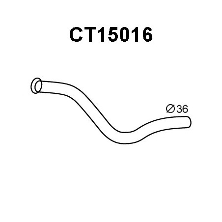 Tuyau d'échappement VENEPORTE
