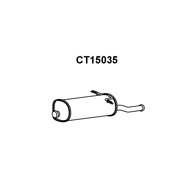 Silencieux arrière VENEPORTE