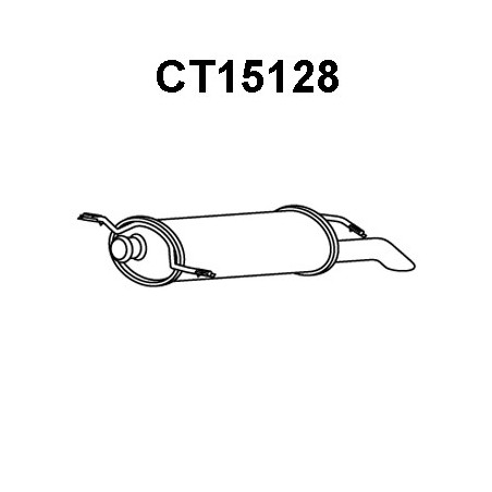 Silencieux arrière VENEPORTE