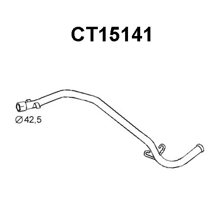 Tuyau d'échappement VENEPORTE