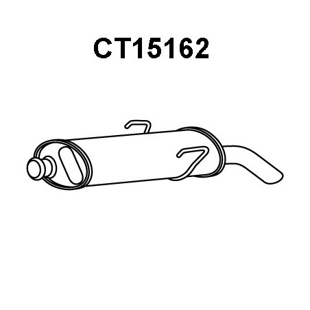 Silencieux arrière VENEPORTE