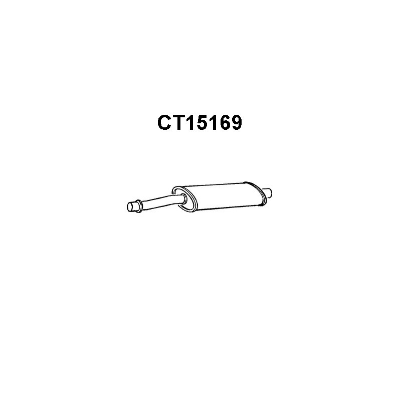 Silencieux avant VENEPORTE