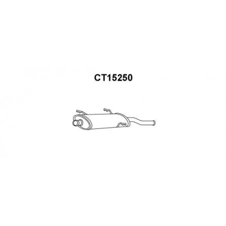 Silencieux arrière VENEPORTE