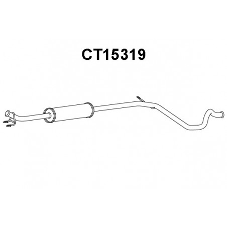 Silencieux intermédiaire VENEPORTE
