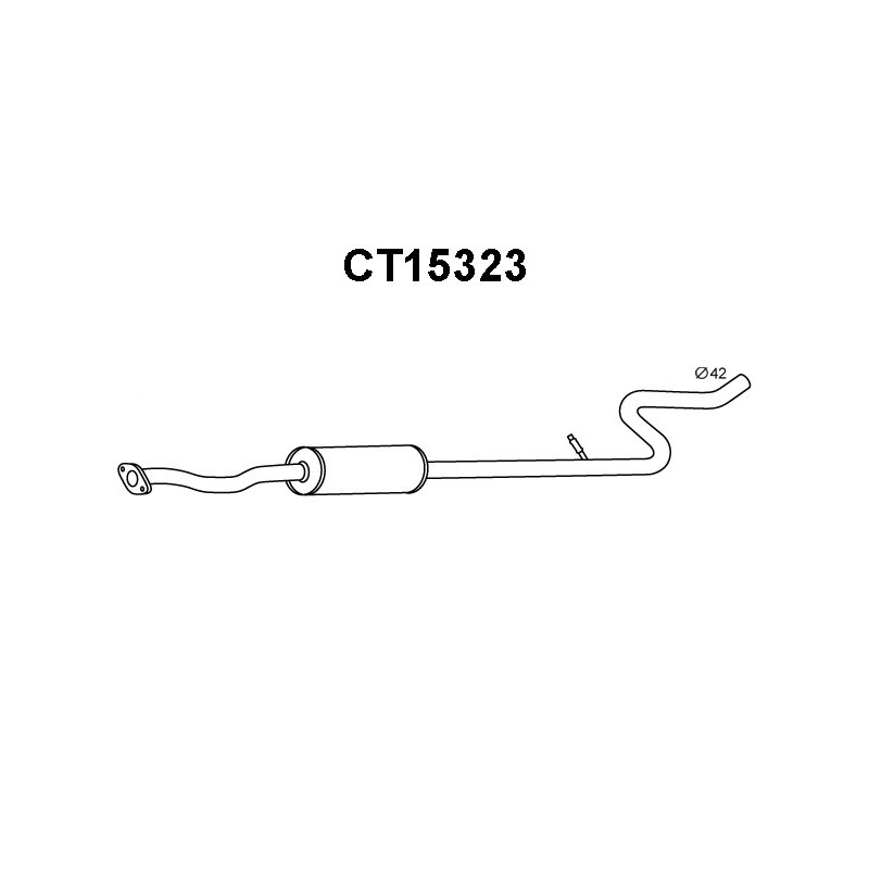 Silencieux avant VENEPORTE