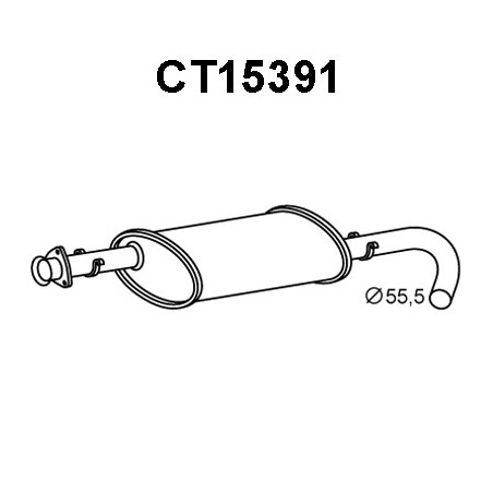 Silencieux intermédiaire...