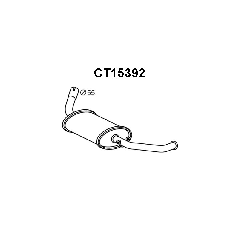 Silencieux arrière VENEPORTE