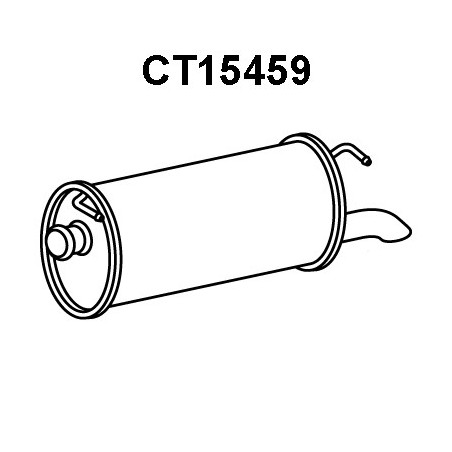 Silencieux arrière VENEPORTE