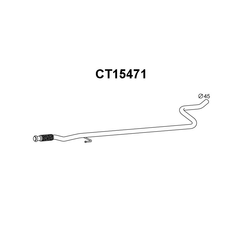 Tuyau d'échappement VENEPORTE
