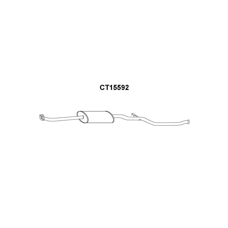 Silencieux intermédiaire VENEPORTE