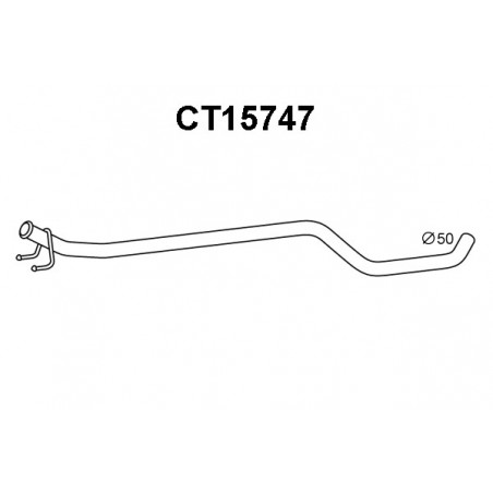 Tuyau d'échappement VENEPORTE