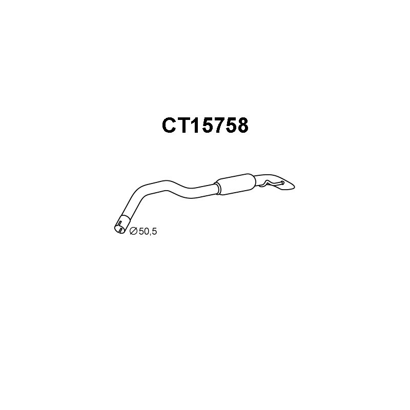 Silencieux arrière VENEPORTE