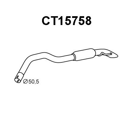 Silencieux arrière VENEPORTE