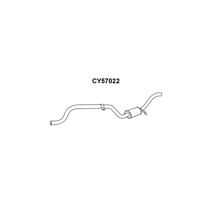 Silencieux arrière VENEPORTE