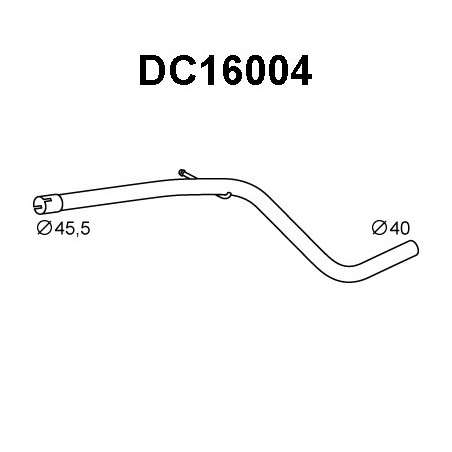 Tuyau d'échappement VENEPORTE