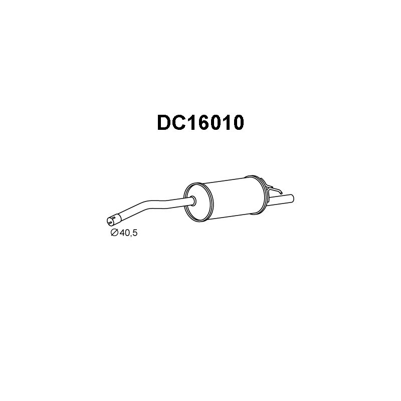 Silencieux arrière VENEPORTE
