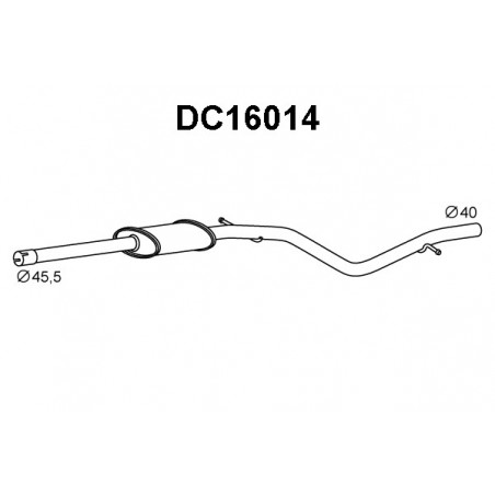 Silencieux intermédiaire...