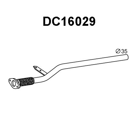 Tuyau d'échappement VENEPORTE
