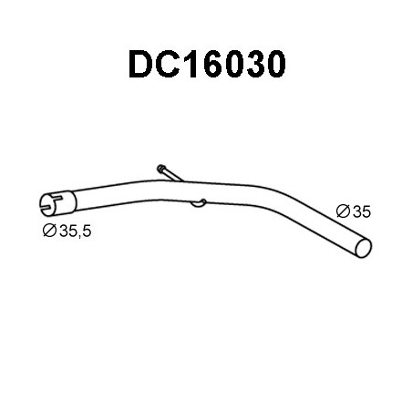 Tuyau d'échappement VENEPORTE
