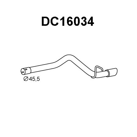 Tuyau d'échappement VENEPORTE