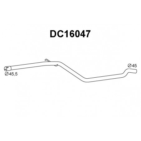 Tuyau d'échappement VENEPORTE