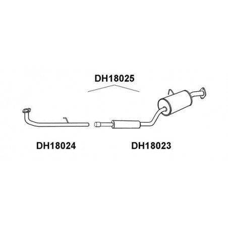 Silencieux intermédiaire VENEPORTE