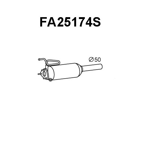 Filtre à particules (échappement) VENEPORTE