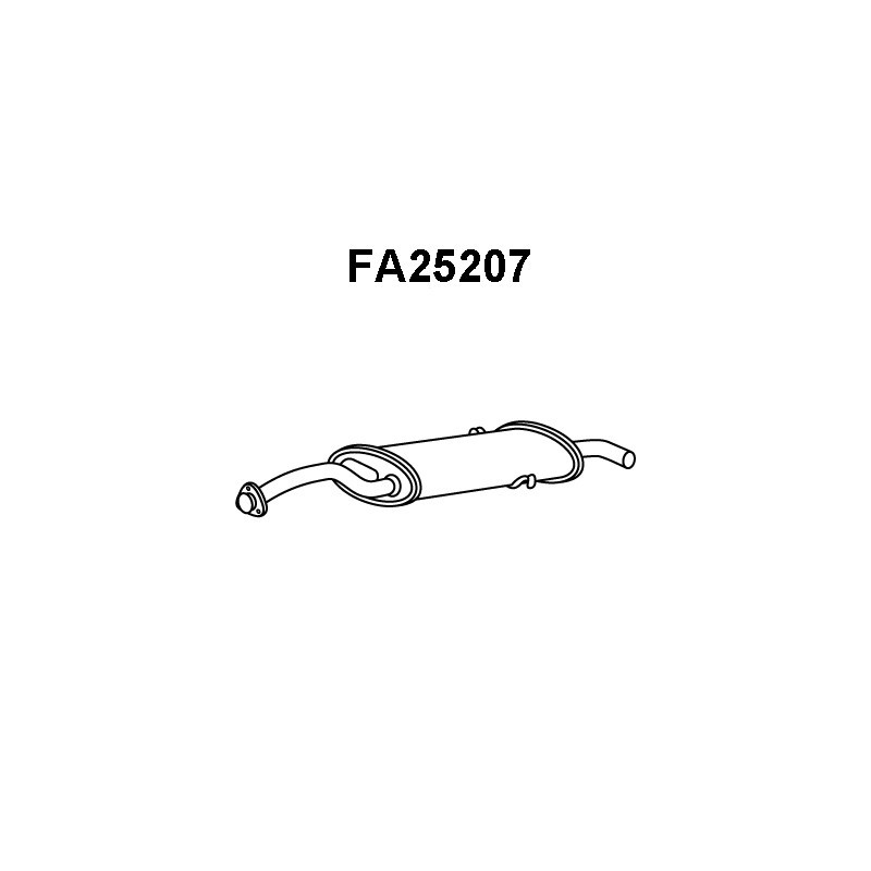 Silencieux arrière VENEPORTE