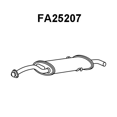 Silencieux arrière VENEPORTE