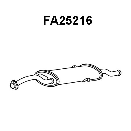 Silencieux arrière VENEPORTE