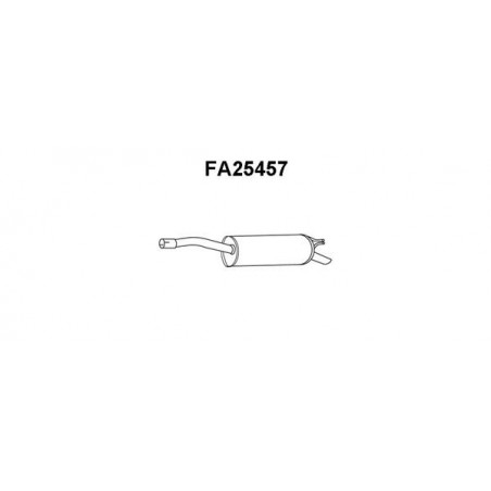 Silencieux arrière VENEPORTE