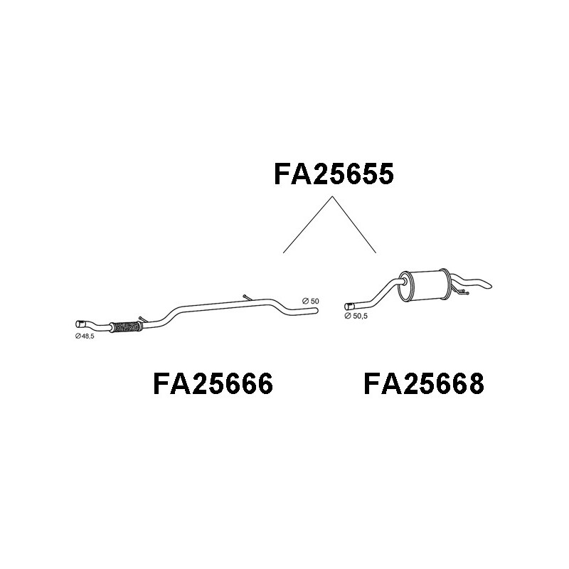 Silencieux arrière VENEPORTE
