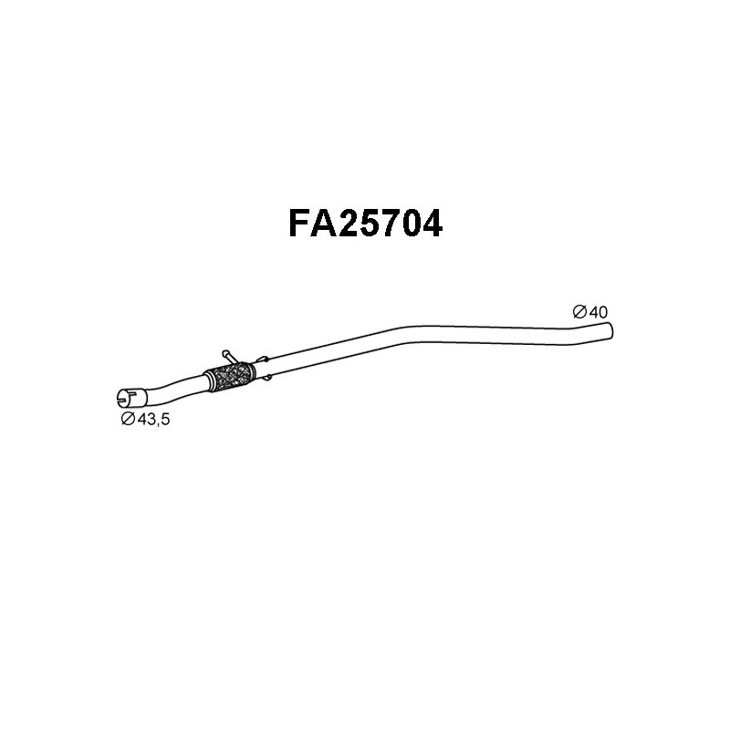 Tuyau d'échappement VENEPORTE