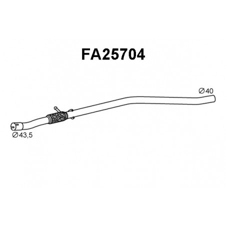 Tuyau d'échappement VENEPORTE