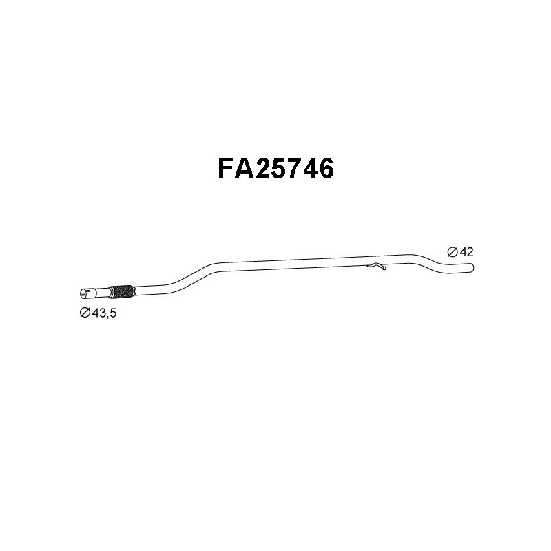 Tuyau d'échappement VENEPORTE