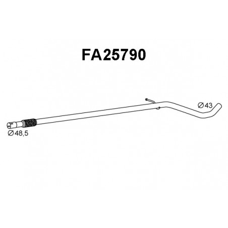 Tuyau d'échappement VENEPORTE